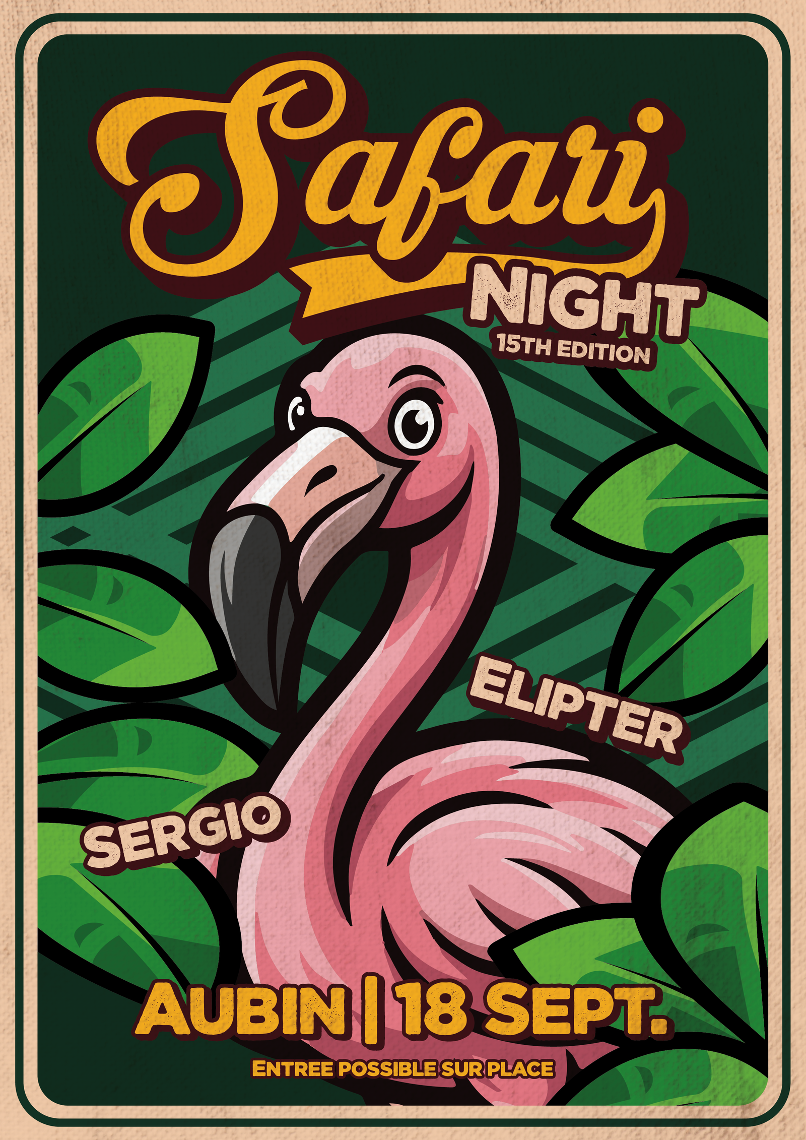 Affiche officielle de la Safari Night 2026