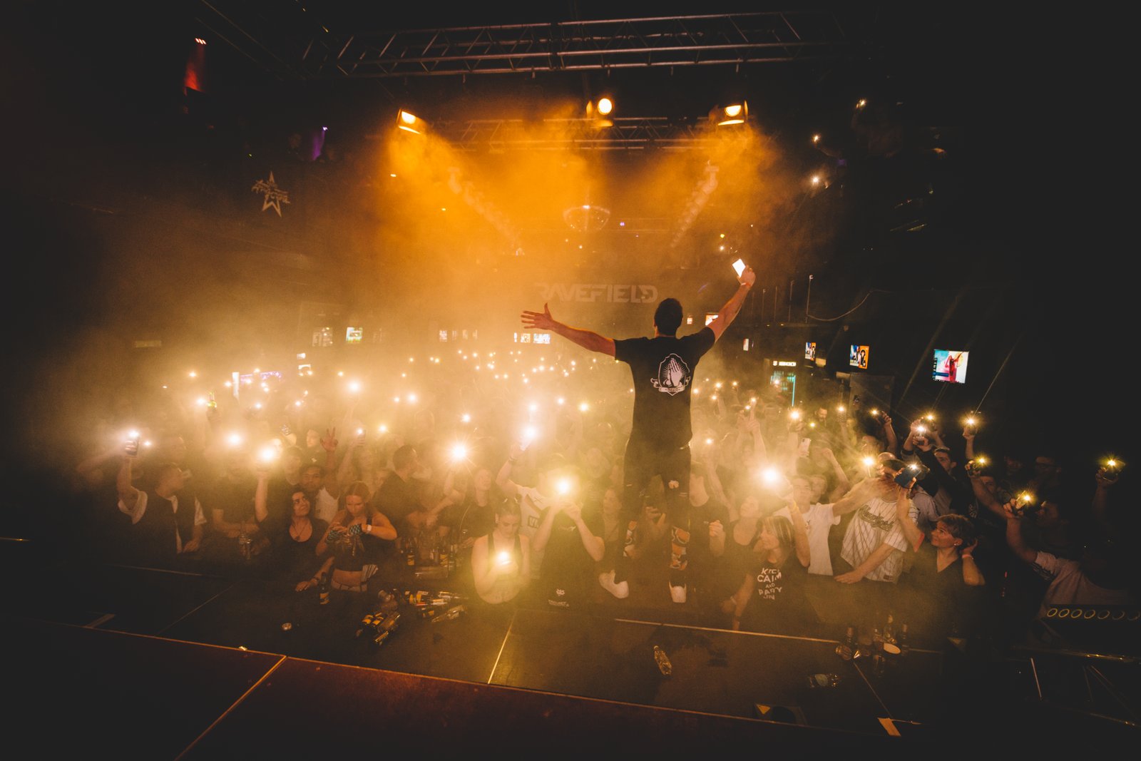 Le public pendant un set de Bassbrain