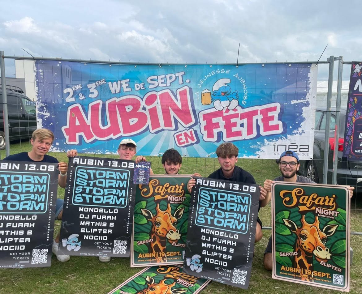 Ambiance festive de La Jeunesse Aubinoise